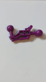 2x7 Technic-Kugelgelenk mit 2 Kugelgelenken lila