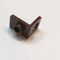 1x1 Nacken - Halterung Bracket dünne Wand dunkelbraun dark brown