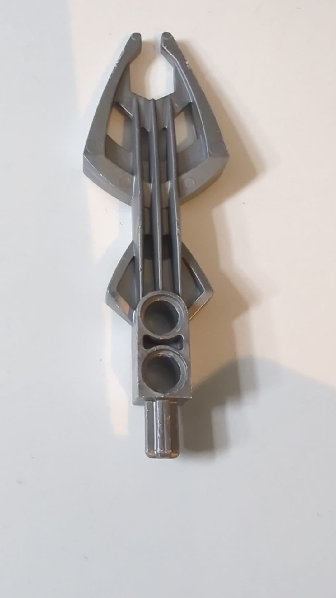 Bionicle-Waffe Rahkshi-Stab der Desintegration (Guurahk) pearlsilber