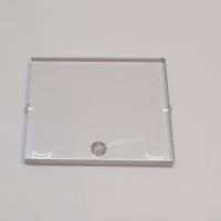 1x4x3 Fensterscheibe / Fensterglas mit Kugel transparent weiß trans clear