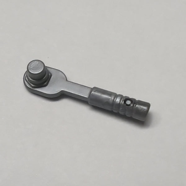 Werkzeug Ratsche/Steckschlüssel Griff gerippt pearlsilber flat silver