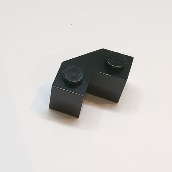 NEU Brick, Modified Facet 2 x 2 schwarz black