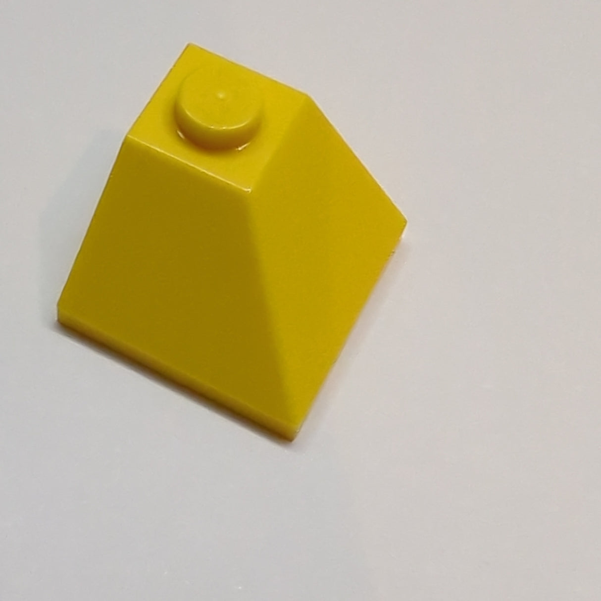 NEU Schrägstein 45 2 x 2 Doppelt konvexe Ecke gelb