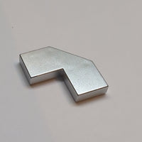 NEU Tile, Round 1 x 1 Quarter silbermetallic metallic silver