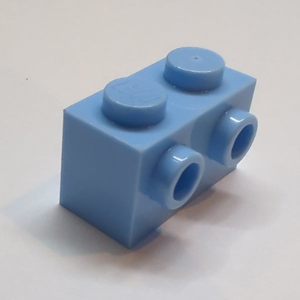 NEU Brick, Modified 1 x 2 with Studs on 1 Side hellblau bright light blue