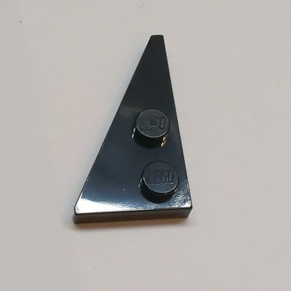 NEU Wedge, Plate 4 x 2 Left, Pointed schwarz black