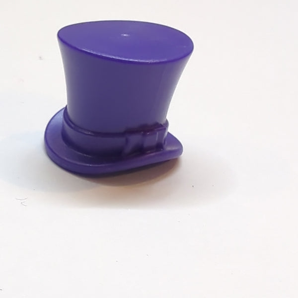 NEU Minifigure, Headgear Hat, Top Hat with Ribbon lila dark purple