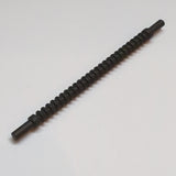NEU Hose, Flexible Ribbed with 8mm Ends 10L / 8.0cm schwarz