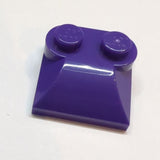 NEU Bogenstein 2 x 2 x 2/3 mit 2 Noppen und gebogenen Seiten lila