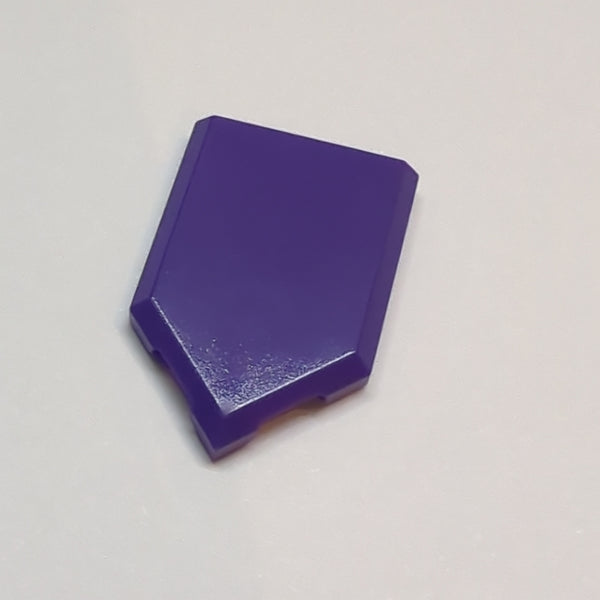 NEU Tile, Modified 2 x 3 Pentagonal lila dark purple