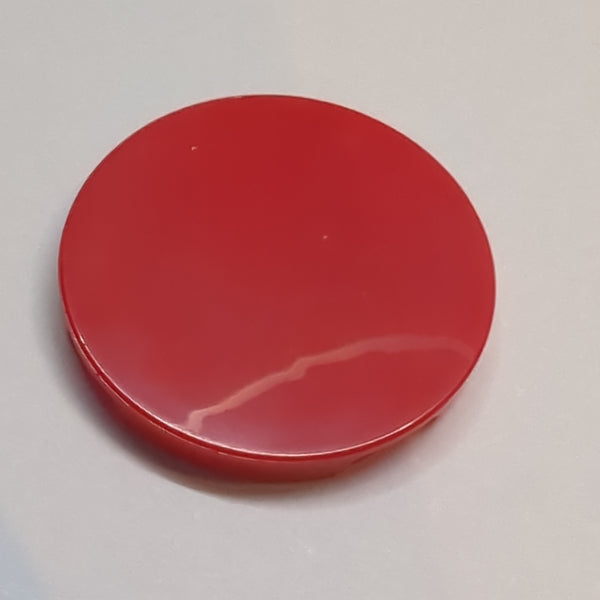 NEU Tile, Round 3 x 3 rot red