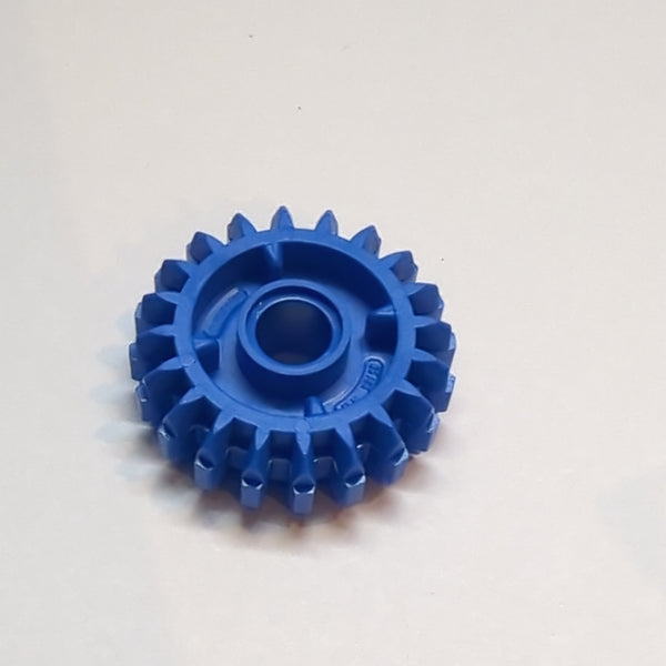 NEU Technic, Gear 20 Tooth Double Bevel with Clutch on Both Sides blau blue