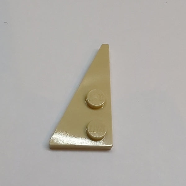 NEU Wedge, Plate 4 x 2 Left, Pointed beige tan