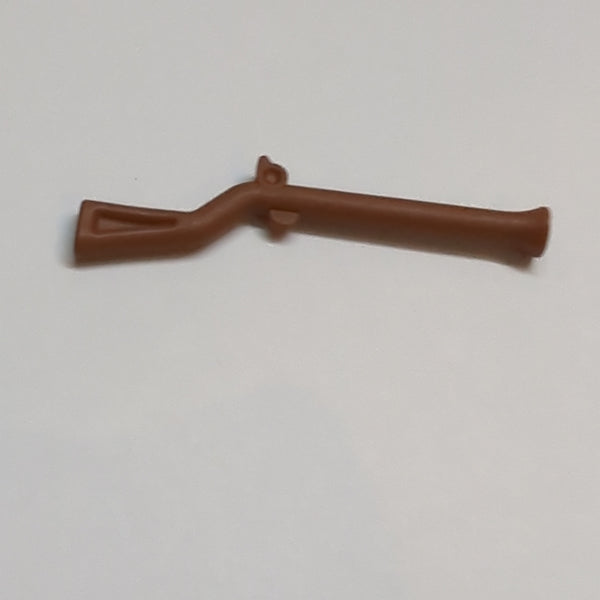 NEU Minifigure, Weapon Gun, Flintlock Musket neubraun reddish brown