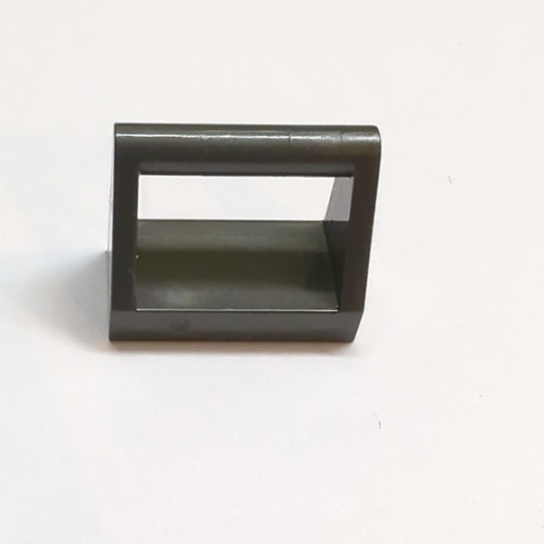 NEU Tile, Modified 1 x 2 with Bar Handle titan pearl dark gray