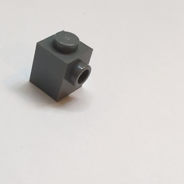 NEU Brick, Modified 1 x 1 with Stud on Side neudunkelgrau dark bluish gray