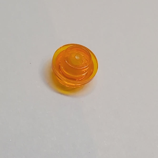 NEU Brick, Round 2 x 2 with Axle Hole transparent orange trans-orange