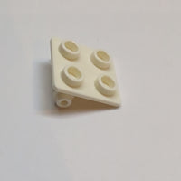 NEU Hinge Brick 2x2 Top Plate weiss white