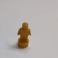 NEU Minifigure, Utensil Statuette / Trophy pearlgold pearl gold