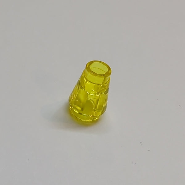 NEU Cone 1 x 1 with Top Groove transparent gelb trans-yellow