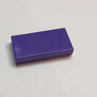 NEU Tile 1 x 2 with Groove lila dark purple