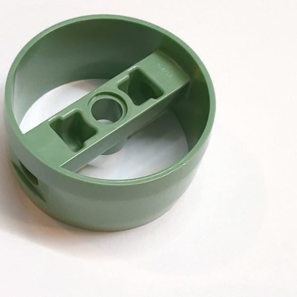 NEU Cylinder 4 x 4 x 1 2/3 with Pin Holes and Center Bar sandgrün sand green