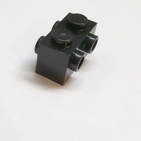 NEU Brick, Modified 1 x 2 with Studs on 2 Sides schwarz black