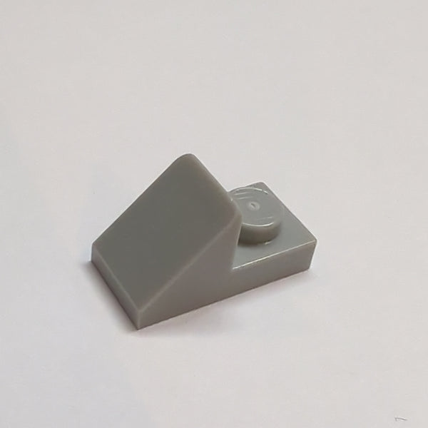 NEU Slope 45 2 x 1 with 2/3 Cutout neuhellgrau light bluish gray