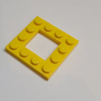 NEU Plate, Modified 4 x 4 with 2 x 2 Open Center gelb yellow