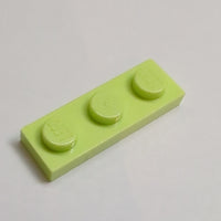 NEU Plate 1 x 3 mintgrün yellowish green