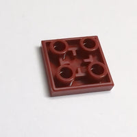 NEU Tile, Modified 2 x 2 Inverted dunkelrot dark red