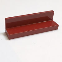 NEU Panel 1 x 4 x 1 dunkelrot dark red