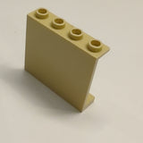 1x4x3 Wandelement Paneel ohne Seitenstützen hohle Noppen beige tan