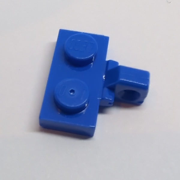 1x2 Scharnierplatte 1 Finger mit Nut blau blue