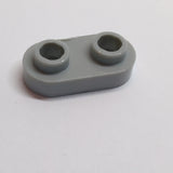 NEU Platte, rund 1 x 2 mit offenen Noppen neuhellgrau