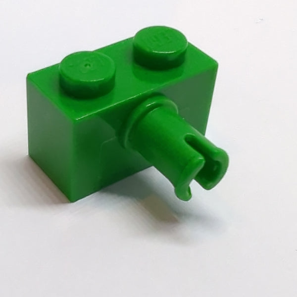 1x2 modifizierter Stein mit Pin grün green