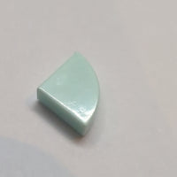 1x1 Fliese Viertel rund hellaqua light aqua