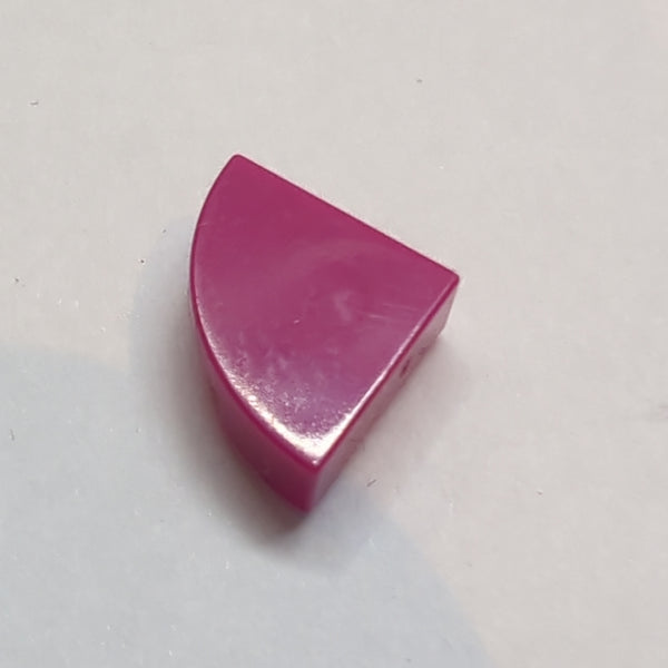 1x1 Fliese Viertel rund magenta magenta