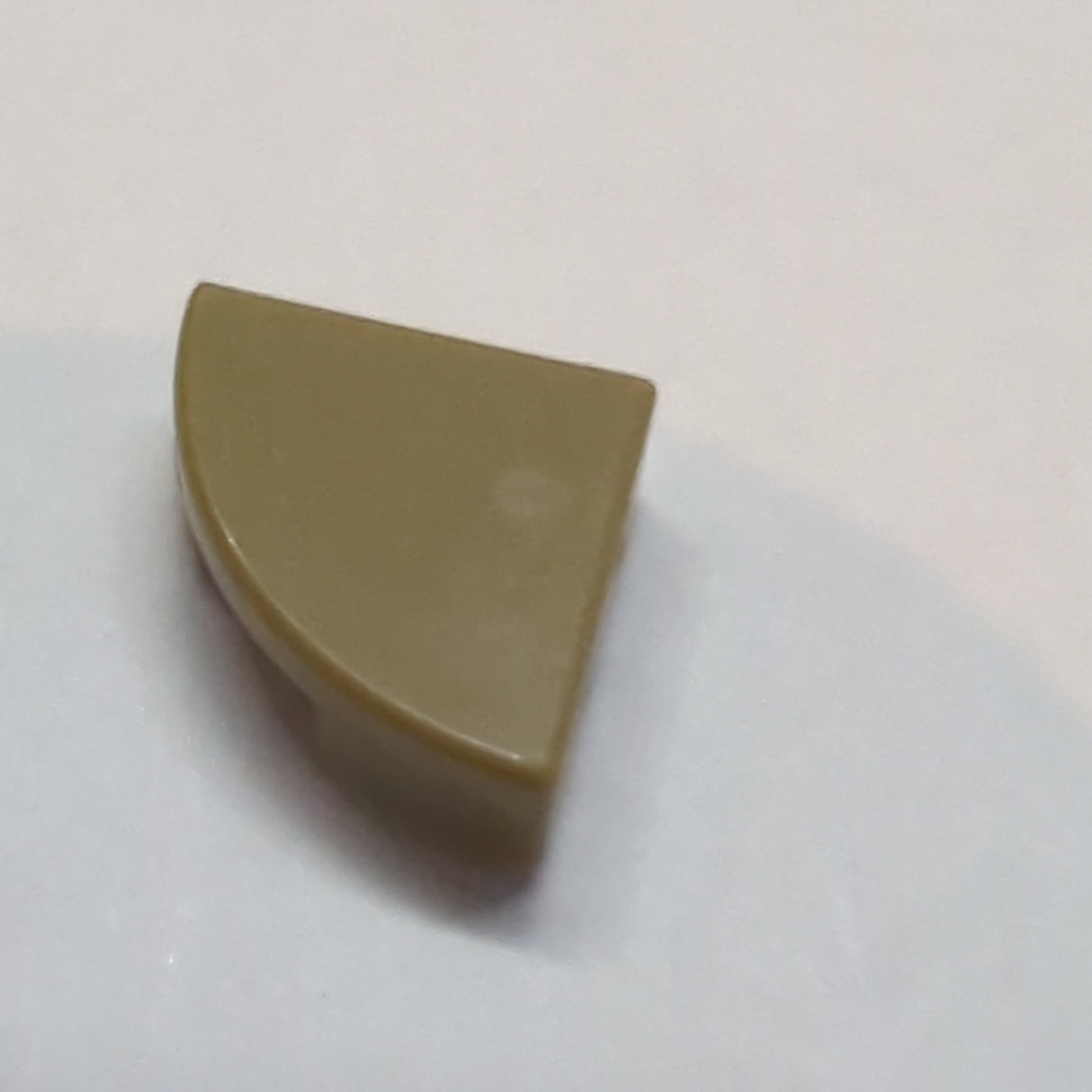 NEU Fliese, Rund 1 x 1 Viertel dunkelbeige
