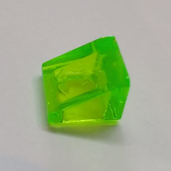 1x1 Dachstein 30° transparent mediumgrün trans bright green