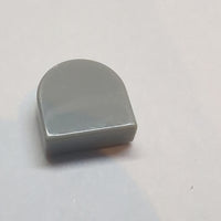 1x1 Fliese Halbkreis verlängert, neuhellgrau light bluish gray