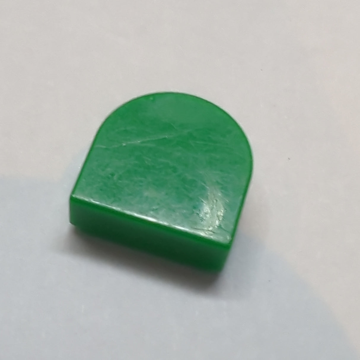 NEU Fliese, rund 1 x 1 Halbkreis verlängert grün