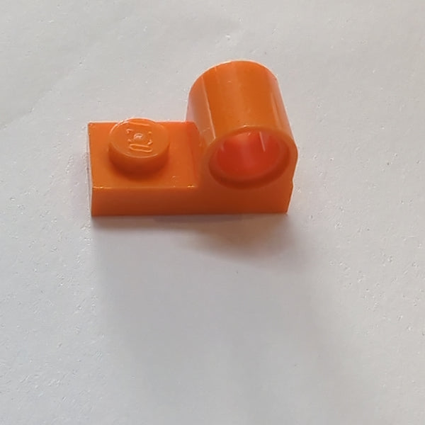 1x2 modifizierte Platte mit Pinloch oben orange orange