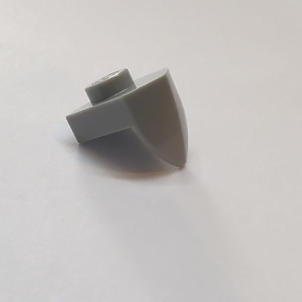 1x1 modifizierte Platte mit Zahn vertikal neuhellgrau light bluish gray