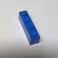 NEU Brick 1 x 4 blau blue