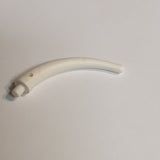 NEU Dinosaur Tail End Section / Horn weiss white