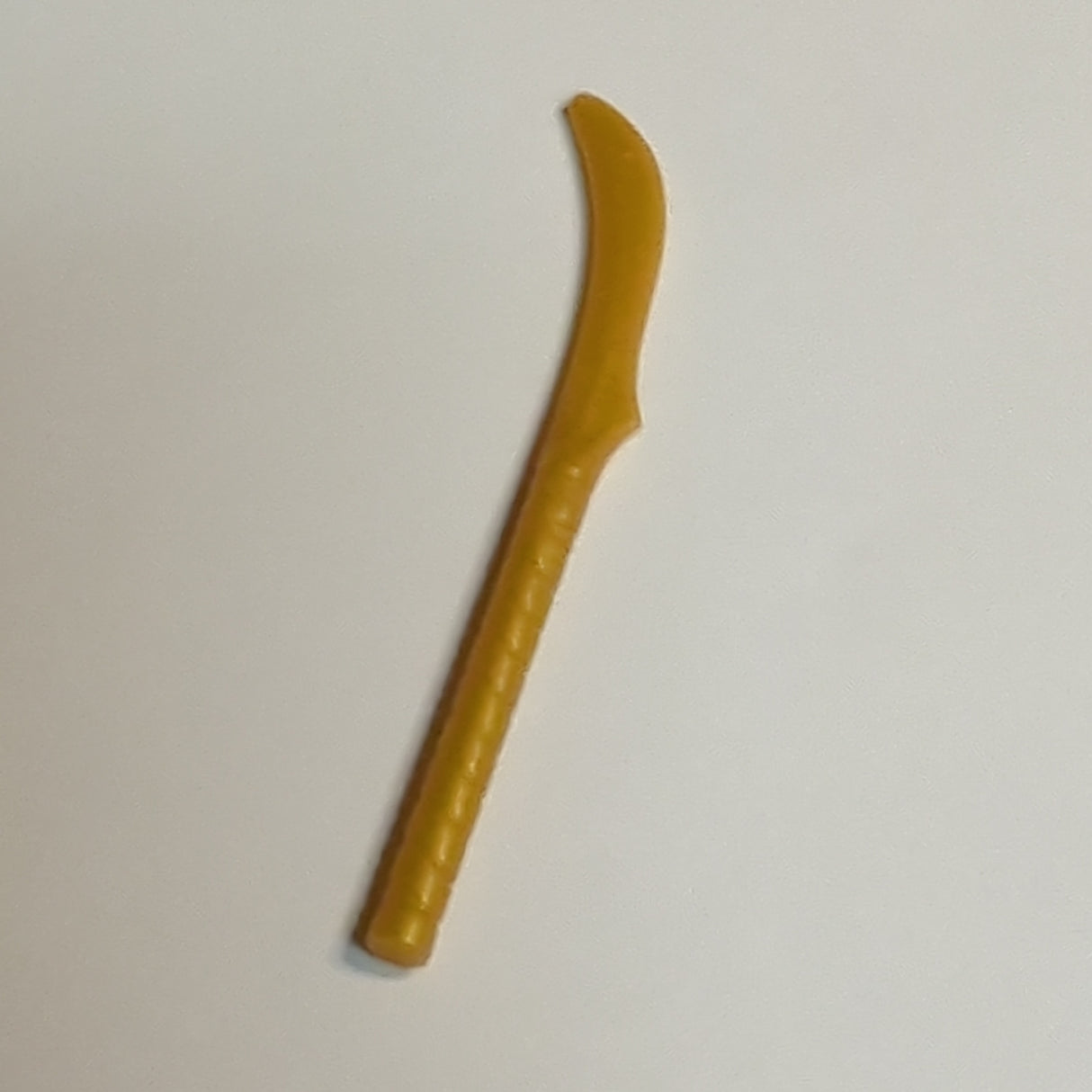 NEU Minifigur, Waffenschwert, Elfenkriegerklinge mit langem Griff pearlgold
