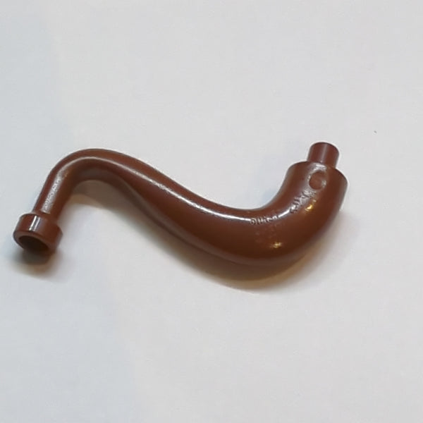 NEU Elephant Tail / Trunk with Bar End - Long Straight Tip neubraun reddish brown