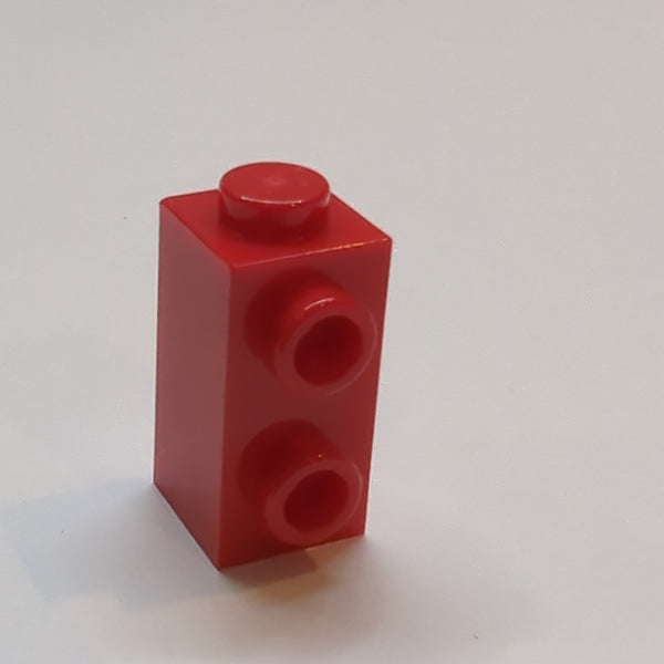 NEU Brick, Modified 1 x 1 x 1 2/3 with Studs on Side rot red