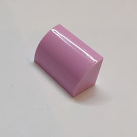 NEU Slope, Curved 1 x 2 x 1 rosa bright light pink